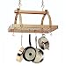Kitchen & Housewares : Classic Brass Rectangle Pot Rack by Enclume