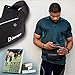 Running Belt - Comfortable Black Workout Waist Fanny Pack-Keep Your Keys & Cellphone While Exercising -Fits iPhone 6 Plus, Samsung Galaxy Note, S6 -Water Resistant -Best Pouch for Men & Women Runners