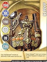 Bakugan Metal Gate Character Card - Clayf