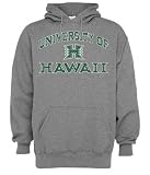 Hawaii Warriors Old School Grey Vintage Hoodie