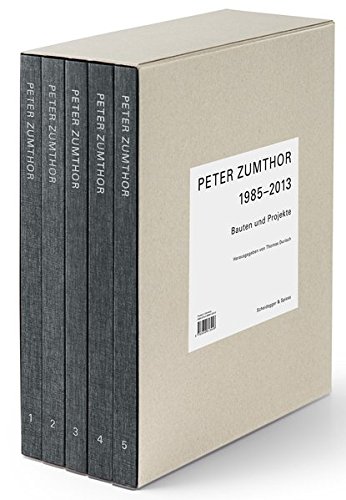 Peter Zumthor - German Edition 5 Vols. Peter Zumthor - German Edition 5 Vols.