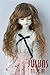 JD041 7-8' 1/4 MSD synthetic mohair doll wigs 18-20CM Brown Soft Sobazu BJD doll wigs 7-8' Doll accessories