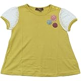 【H28年春夏物】 nico hrat(ニコフラート) 製品洗い加工済み 42/2天竺ヨーヨーTシャツ 100cm/YE NO.B-260109