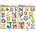 ALPHABET ANIMAL A to Z Wall Stickers for Girls & Boys Bedroom, Childrens Playroom or Babies Nursery (Kids Stickarounds, Learning the Fun Way) GREAT STICKERS ON 2 SHEETS