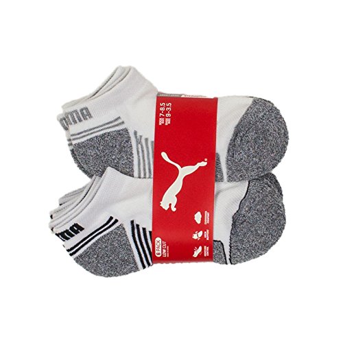 Puma Kids All Sport Cushioned Low Cut Socks - 6 Pack Shoe Size 9 - 3.5