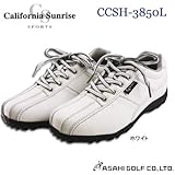 ASAHI GOLF�i�A�T�q�S���t�j California Sunrise�i�J���t�H���j�A�T�����C�Y�j ���f�B�[�X �X�p�C�N���X�V���[�Y CCSH-3850L �z���C�g 23.0cm