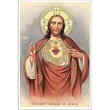 Sacred Heart of Jesus Christ (Portrait) Art Poster Print - 13x19