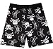  : Black and White Skulls boxer shorts for men