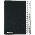 Pagna 24441-04 Pultordner 44-teilig schwarze Hartpappe, dehnb. Leinenr�cken, schwarz 3 Schaul�cher, Tabe 1-31 + 1-12/Jan-Dez