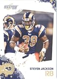 Steven Jackson - St. Louis Rams - 2010 Score Football Card - NFL Trading Card in Screwdown Case