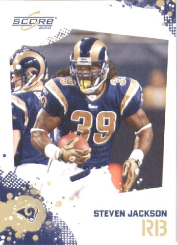 Steven Jackson - St. Louis Rams - 2010 Score Football Card - NFL Trading Card in Screwdown Case