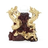 双昇龍　置物　7インチ(水晶)!!招福開運★縁起物として根強い人気の商品