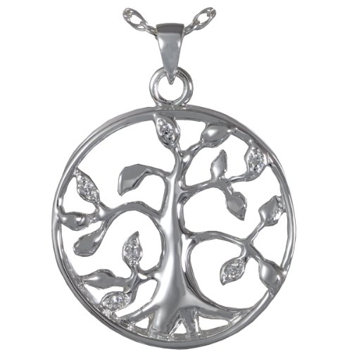 Silver Cremation Jewelry: Tree of Life