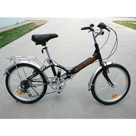 Buy 20 Alloy Folding Bike with Shimano 7 Speed Black Color