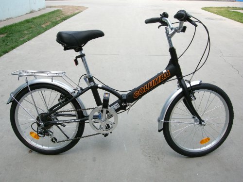 20 "Alloy folding bike with Shimano 7 Speed Color Black