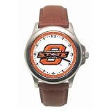 Oklahoma State Cowboys Mens NCAA Rookie Watch by LogoArt (Leather Band)