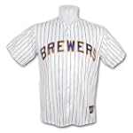 Milwaukee Brewers Replica Alternate (Pinstripe) MLB Baseball Jersey $89.90