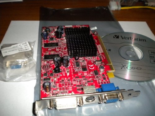 MSI ATI Radeon X600 Pro 128MB Windows 7 DVI VGA PCI Express Video Graphics Card