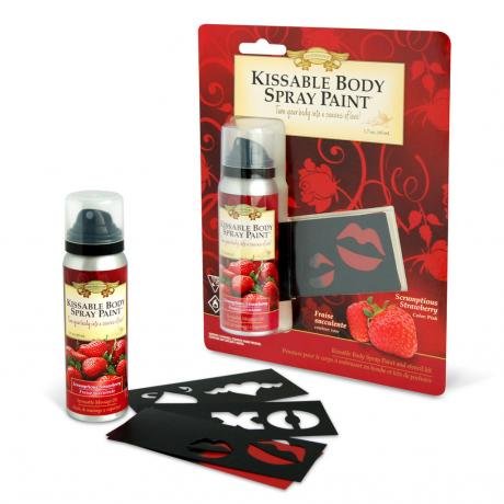 Kissable Body Spray Paint and Stencil Kit