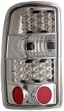 Anzo USA 311002 Cadillac/Chevrolet/GMC Chrome LED Tail Light Assembly - (Sold in Pairs)
