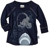 IMAGE OF Charlie Rocket Baby-boys Infant Football Raglan Tee, Indigo, 6/9 Months