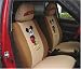 6pcs Mickey Mouse Car Seat Cover Beige - With Free Gift of Non-slip Dash Grip Pad Mat