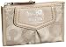 Coach 44439 Madison Signature Dotted Op Art Mini Skinny Coin Purse Khaki