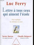 Produkt-Bild: lettres a tous ceux qui aiment l ecole