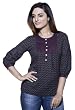 Akkriti Women's Printed Pintuck Casual Kurti
