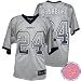 Men's Marion Barber #24 Dallas Cowboys Drift Premier EQT Replithentic Jersey by Reebok (Grey-Navy)(Size=XXX-LARGE)
