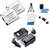 Canon POWER KIT NB-11L (Includes 2-batteries, pocket charger, card reader, screen protector kit, mini tripod, and camera cleaning kit) for the Canon A2300 IS A2400 A3400 IS A4000 ELPH 110 HS ELPH 320 HS