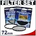Hoya Pro1 Digital 72mm TWO Multi-Coated Glass Filters Kit with Hoya Pro 1 UV + Circular PL Polarizer Filter for Canon, Nikon, Olympus & Pentax Lenses with 72mm Filter Size