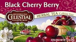 Celestial Seasonings Herb Tea, Black Cherry Berry, 20-Count Tea Bags (Pack of 6)