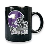 Minnesota Vikings 15oz Black Ceramic Mug