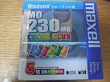マクセル　２３０ ＭＢ　ＭＯ　カラーミックス　ｗｉｎｄｏｗｓフォーマット　５枚組