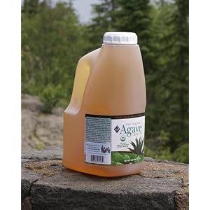Agave Nectar, Raw, Certified Organic, Net Wt. 11 lbs., 8 oz. (1 gallon) by Wilderness Family Naturals
