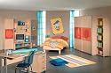 Jugendzimmer Crocket mit Bett, Schrank und Schreibtisch