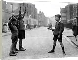 Box Canvas Print of STICK EM UP! from Mary Evans