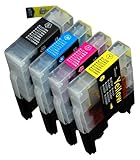 4 Pack Compatible Brother LC-71 , LC-75 1 Black, 1 Cyan, 1 Magenta, 1 Yellow for use with Brother MFC-J280W, MFC-J425W, MFC-J430W, MFC-J435W, MFC-J5910DW, MFC-J625DW, MFC-J6510DW, MFC-J6710DW, MFC-J6910DW, MFC-J825DW, MFC-J835DW. Ink Cartridges for inkjet printers. LC-1240BK , LC-1240C , LC-1240M , LC-1240Y © Blake Printing Supply