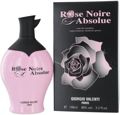 ROSE NOIRE ABSOLUE by Giorgio Valenti EAU DE PARFUM SPRAY 3.3 OZ (Package Of 3)