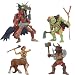 Papo Fantasy Battle Set: Dragon Man, Ork Waghar, Minotaur, Centaur