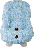 Bumble Etc. Toddler Seat Cover Blue Paisley
