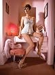 Jewel and Embroidered Butterfly Babydoll with Matching G-String