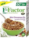 Health Valley F-Factor Mini Cinnamon O's with Raisins & Almonds Cereal, 10 oz, 6 pk