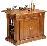 Home Styles 36.5" x 49.75" Kitchen Island in Cottage Oak