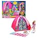 Mattel Year 2010 Barbie Camping Series 9 Inch Doll Playset - Sisters Camp Out with Stacie Doll, Folded Stool, Campfire with Smores, Sleeping Bag and Tent