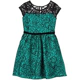 GYMBOREE(ジンボリー) レース ドレス エメラルド プリント ワンピース 4歳【並行輸入】