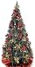 Artificial Christmas Tree 6 foot/180cm Pre Lit and Pre Decorated