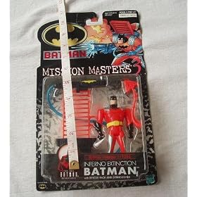 Batman Mission Masters 3 Inferno Extinction Batman By Hasbro in 2000 - The packet is in poor condition