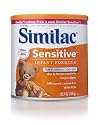 Similac Sensitive Infant Formula with Iron, Powder, Case of 6 Cans- each 1LB 9.7 Ounces